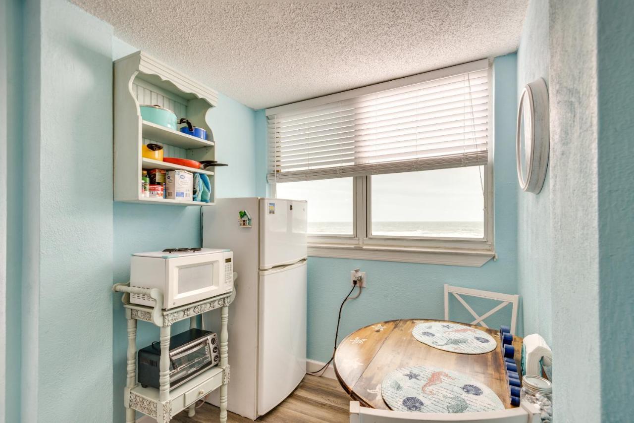 Updated Daytona Beach Oceanfront Studio! Kültér fotó