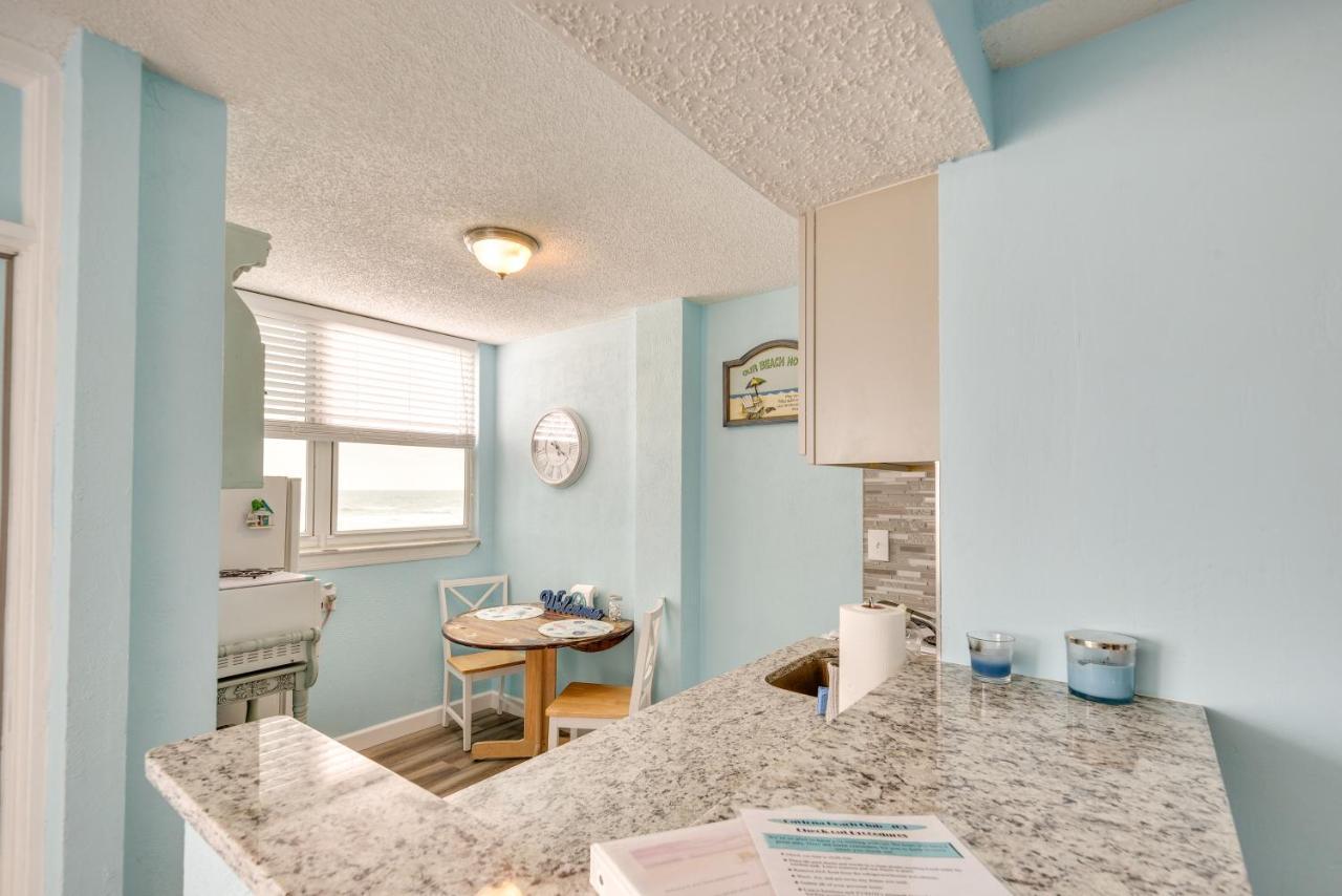Updated Daytona Beach Oceanfront Studio! Kültér fotó