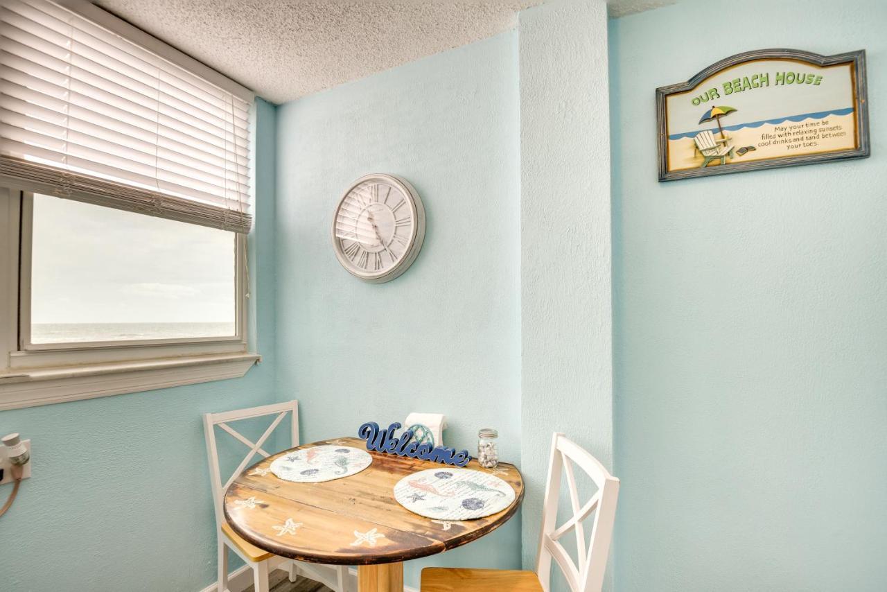 Updated Daytona Beach Oceanfront Studio! Kültér fotó