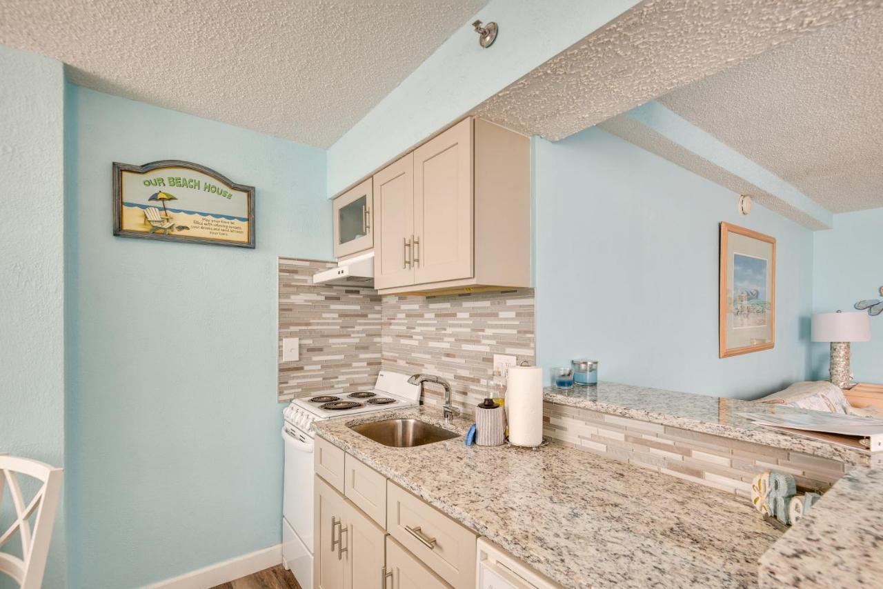 Updated Daytona Beach Oceanfront Studio! Kültér fotó